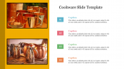 Free - Cookware Slide Template Presentation With Four Node